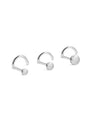 kosiner jewelry G23 Titanium Classic Round Twist Nose Ring