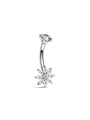 kosiner jewelry G23 Titanium Jasmine Topper Belly Ring