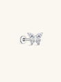 kosiner jewelry G23 Titanium Butterfly Ear Piercing Stud