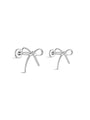G23 Titanium Classic Bow Ear Piercing Stud - Kosinerjewelry