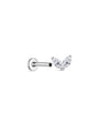 kosiner jewelry G23 Titanium Rabbit Ear Piercing Stud
