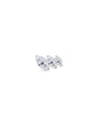 kosiner jewelry G23 Titanium Trinity Shiny Zircon Ear Piercing Stud