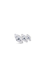 kosiner jewelry G23 Titanium Trinity Shiny Zircon Ear Piercing Stud