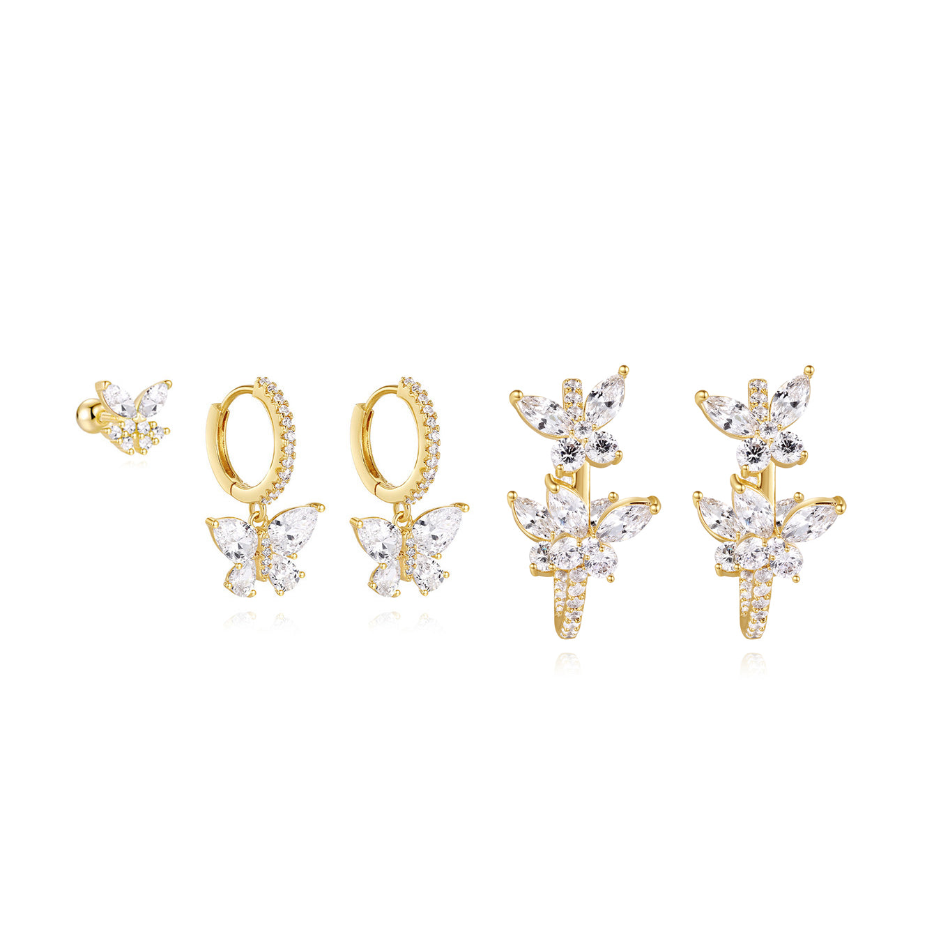 Fashionable Elegant Beautiful Butterfly Earring Collection - Kosinerjewelry