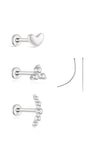 KOSINER elegant silver necklace featuring a delicate design, perfect for adding a touch of sophistication to any outfit.