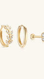 Sparkle Set in 14K Solid Gold