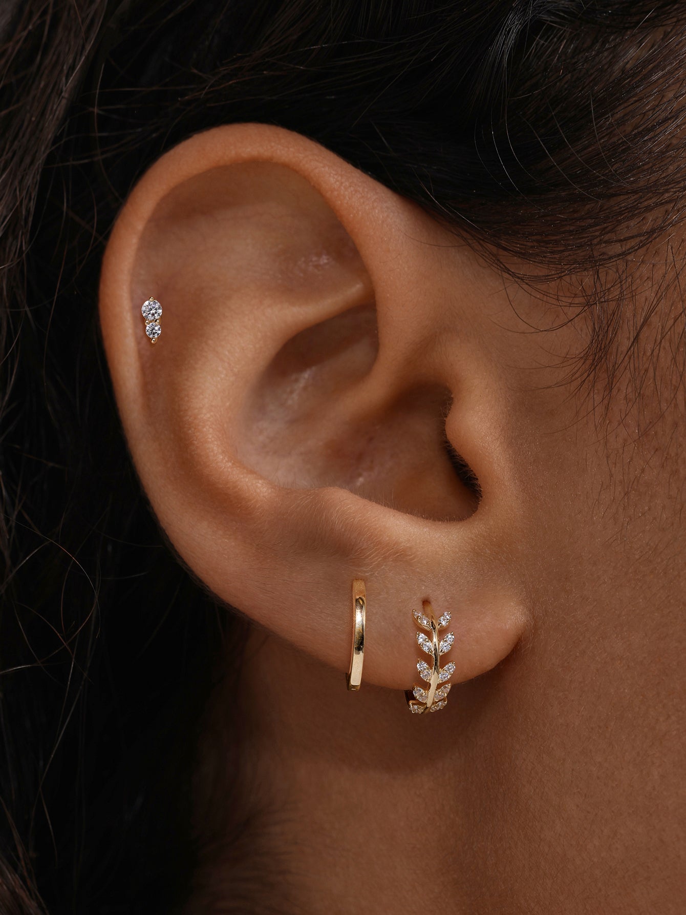Sparkle Set in 14K Solid Gold