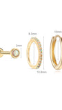 Opal Set in 14K Solid Gold