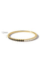 kosiner Jewelry Pierścionek Essentials Duo Tone Pavé z 14-karatowego złota