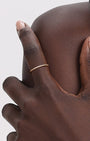 Kosiner Jewelry Anillo apilable con pavé clásico Essentials en oro macizo de 14 quilates
