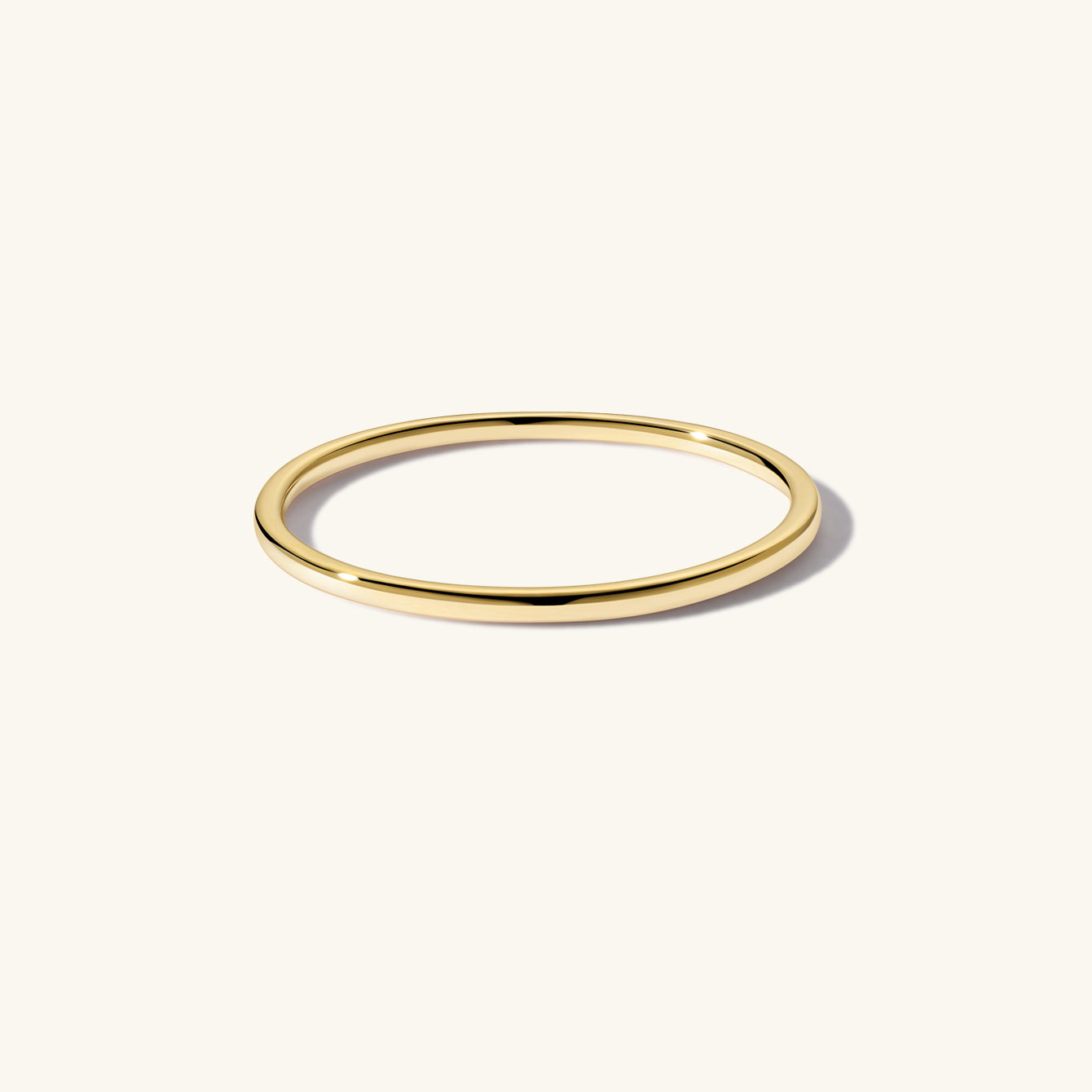 Essentials Everyday Slim Ring in 14K Solid Gold