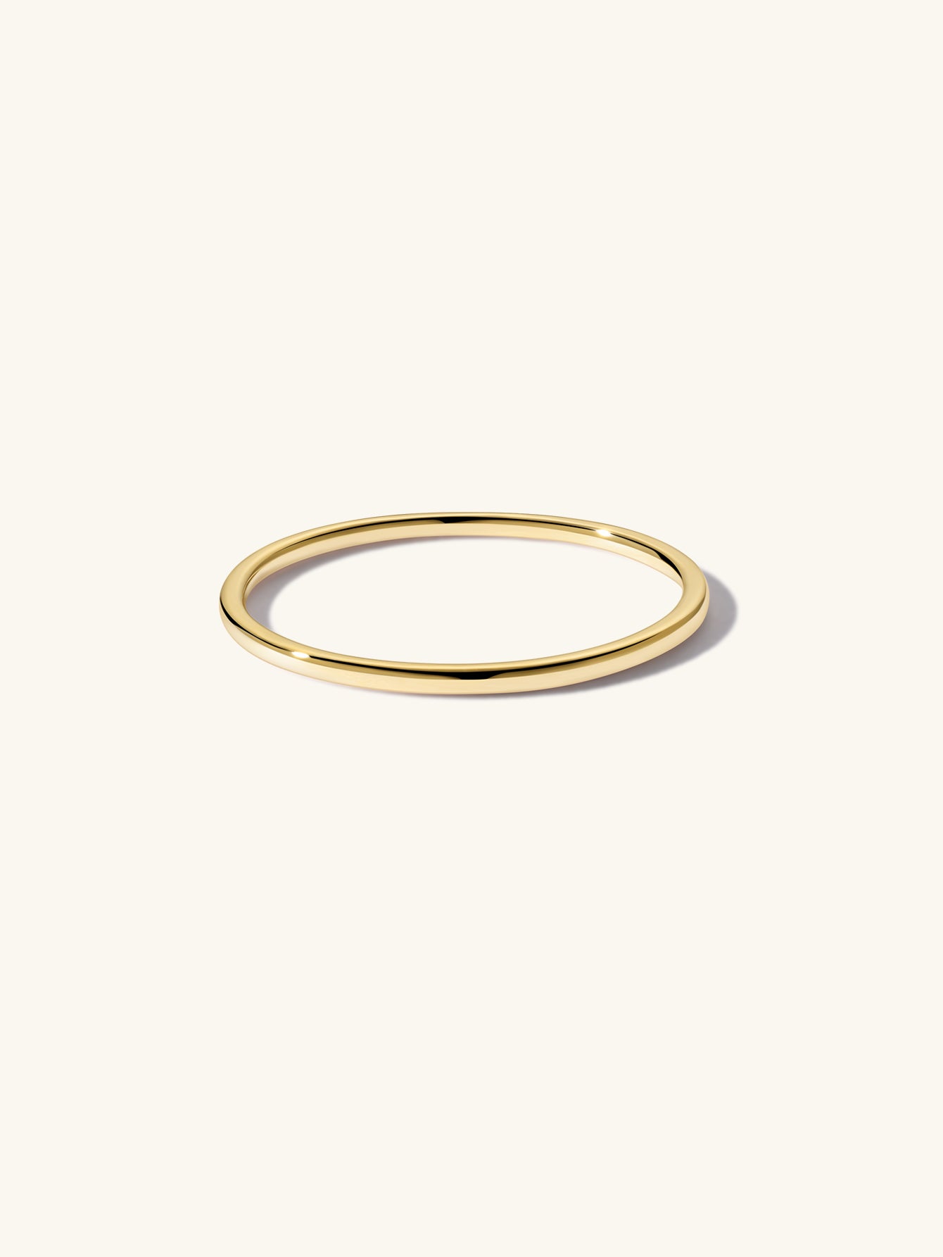 Essentials Everyday Slim Ring in 14K Solid Gold