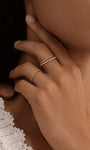 kosiner sieraden Essentials Everyday slanke ring in 14K massief goud