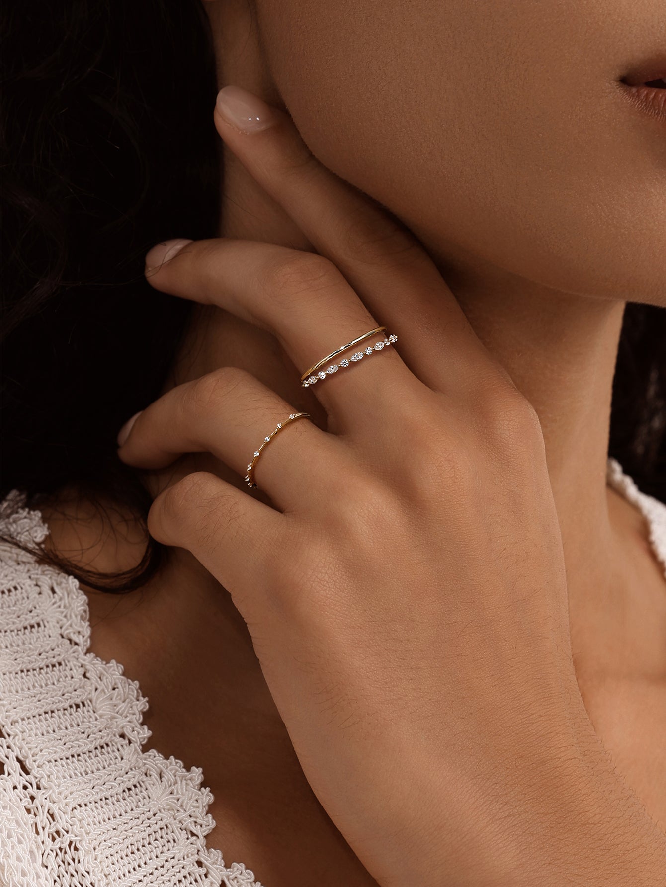 Essentials Everyday Slim Ring in 14K Solid Gold