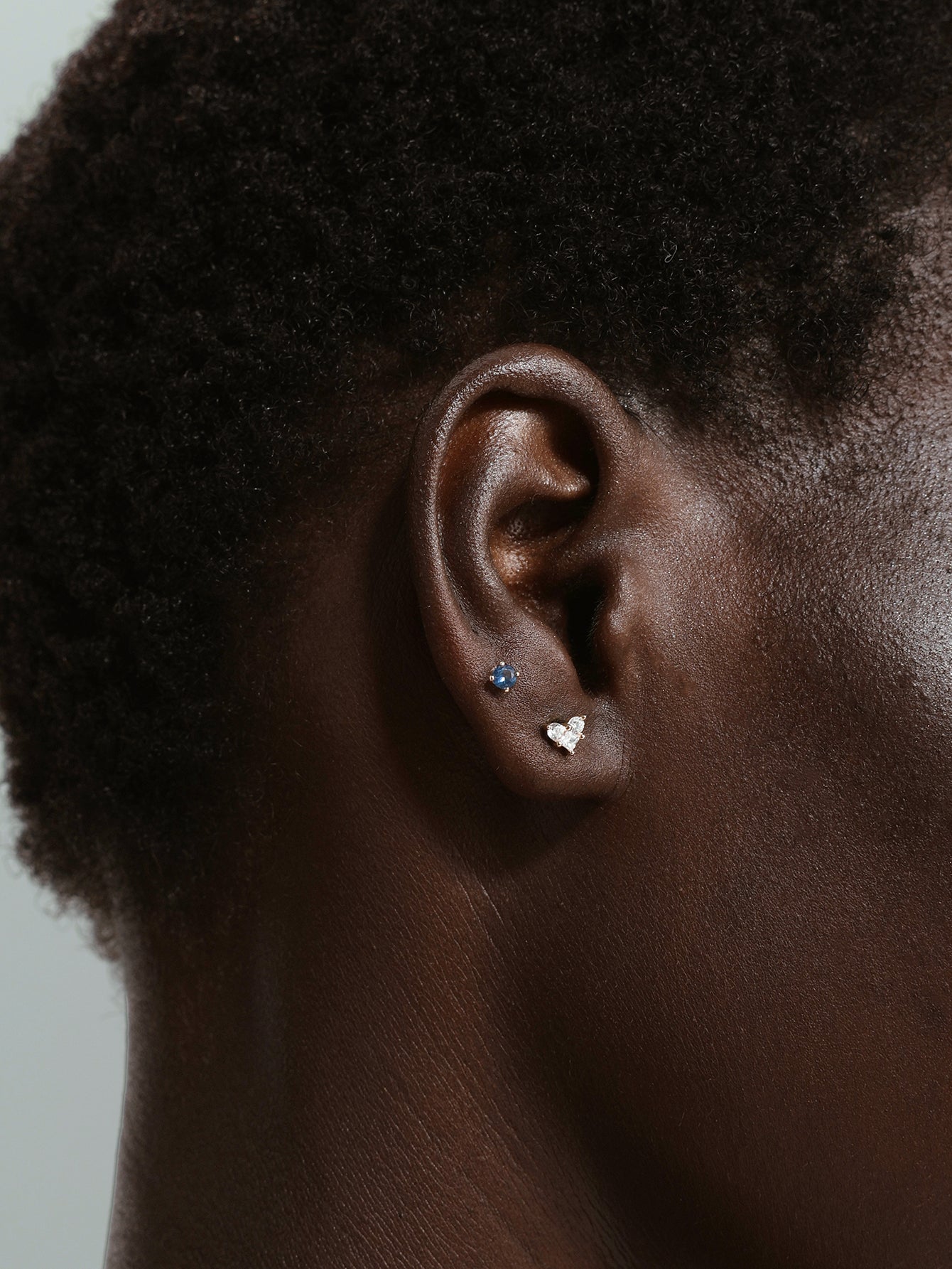 14K Solid Gold Birthstone Stud