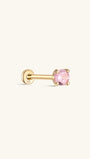 14K massief gouden oktober Birthstone Stud