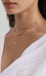 Kosiner Jewelry KOSINER Flow 18K Gold Vermeil Pear Drop Chain Necklace