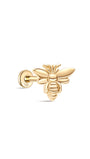 kosiner jewelry 14K Solid Gold Flying Bee Ear Piercing Stud