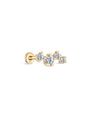 kosiner jewelry 14K Solid Gold Shiny Constellation Ear Piercing Stud