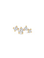 kosiner jewelry 14K Solid Gold Shiny Constellation Ear Piercing Stud