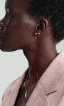 KOSINER elegant silver necklace featuring a delicate pendant, perfect for adding a touch of sophistication to any outfit.