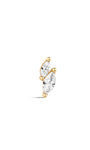 kosiner sieraden 14K massief goud Mini Marquise Zirkonia oorpiercing Stud