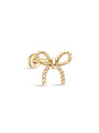 14K Solid Gold Elegant Bow Ear Piercing Stud - Kosinerjewelry-3