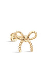 14K Solid Gold Elegant Bow Ear Piercing Stud - Kosinerjewelry-3