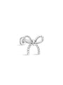 14K Solid Gold Elegant Bow Ear Piercing Stud - Kosinerjewelry-9