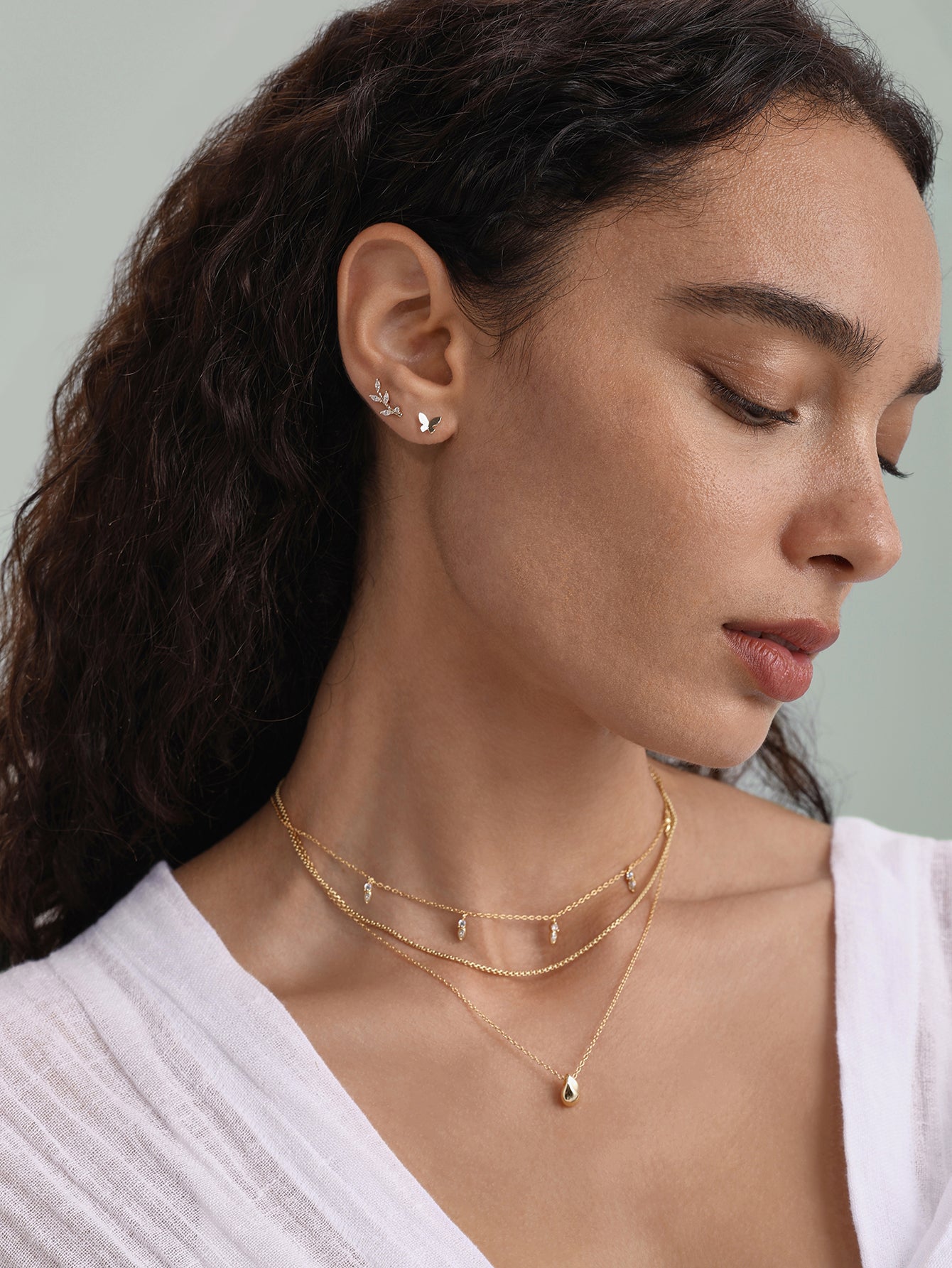 Colar Flow em Ouro Vermeil 18k