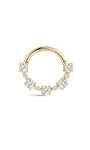 Kosiner Jewelry - Piercing para oreja (oro macizo de 14 quilates, cristal Daith)
