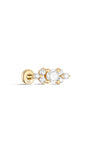 kosiner jewelry 14K Solid Gold Geometry Candy Ear Piercing Stud
