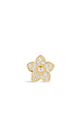 Kosiner gioielli in oro massiccio 14 carati con pavé di zirconi per piercing all'orecchio