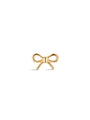 14K Solid Gold Everyday Bow Ear Piercing Stud - Kosinerjewelry