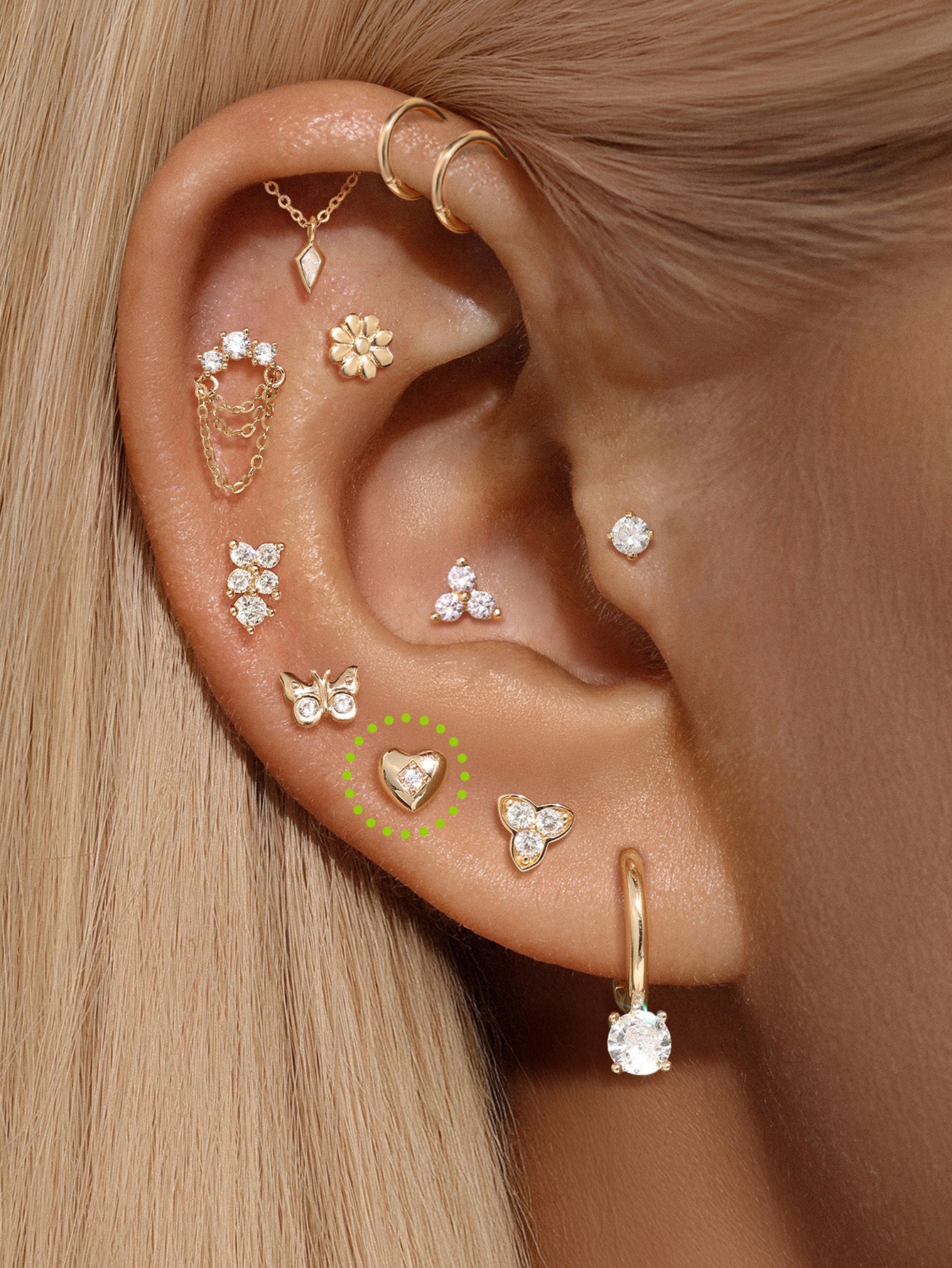 14K Solid Gold Love Flatback - Kosinerjewelry