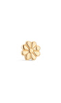 14K Solid Gold Glossy Petal Flatback - Kosinerjewelry