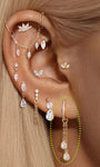 14K Massive Gold Wassertropfen Doppellagige Quastenkette - Kosinerjewelry--