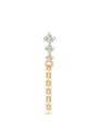 14K Solid Gold Long Tassel Flatback - Kosinerjewelry
