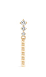 14K Solid Gold Long Tassel Flatback - Kosinerjewelry