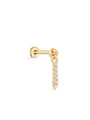 14K Solid Gold Rivet Flatback - Kosinerjewelry