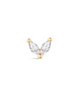 14K Solid Gold Marquise CZ Flat Back - Kosinerjewelry