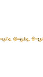 Ohrpiercing-Ohrstecker mit Krone und Marquise-Motiv aus 14-karätigem Gold