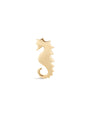 14K Solid Gold Seahorse Flatback - Kosinerjewelry