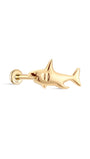 14K Solid Gold Shark Flatback - Kosinerjewelry-3