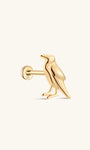 14K massief gouden vogel plaksteen - Kosinerjewelry-1