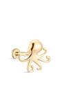 14K Solid Gold Octopus Flatback - Kosinerjewelry-4