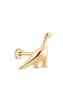 14K Solid Gold Dinosaur Flatback - Kosinerjewelry-3