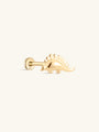 14K Solid Gold Stegosaurus Flatback - Kosinerjewelry-1