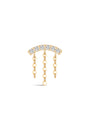 kosiner jewelry 14K Solid Gold Pavé Tassel Piercing Stud
