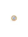 kosiner jewelry 14K Solid Gold Moonstone Flatback Stud